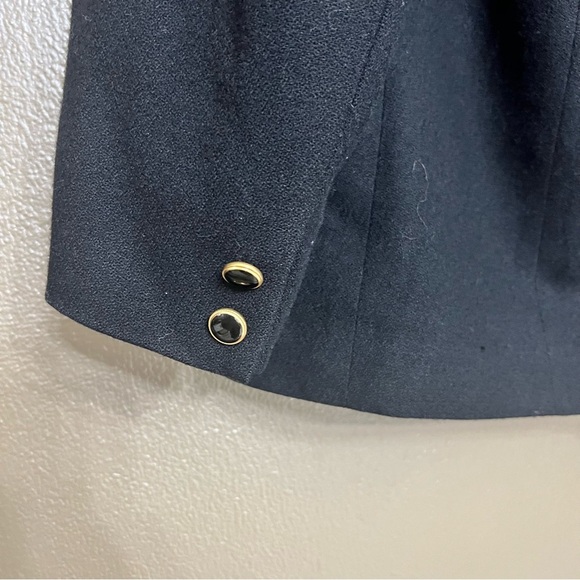 Vintage Pendleton Womens Black Virgin Wool Blazer Size:22 W - Picture 5 of 9